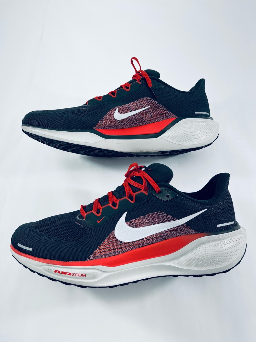 Nike Air Zoom Pegasus 41 FN4932-005 Men’s :14 Running Shoes Black Red White